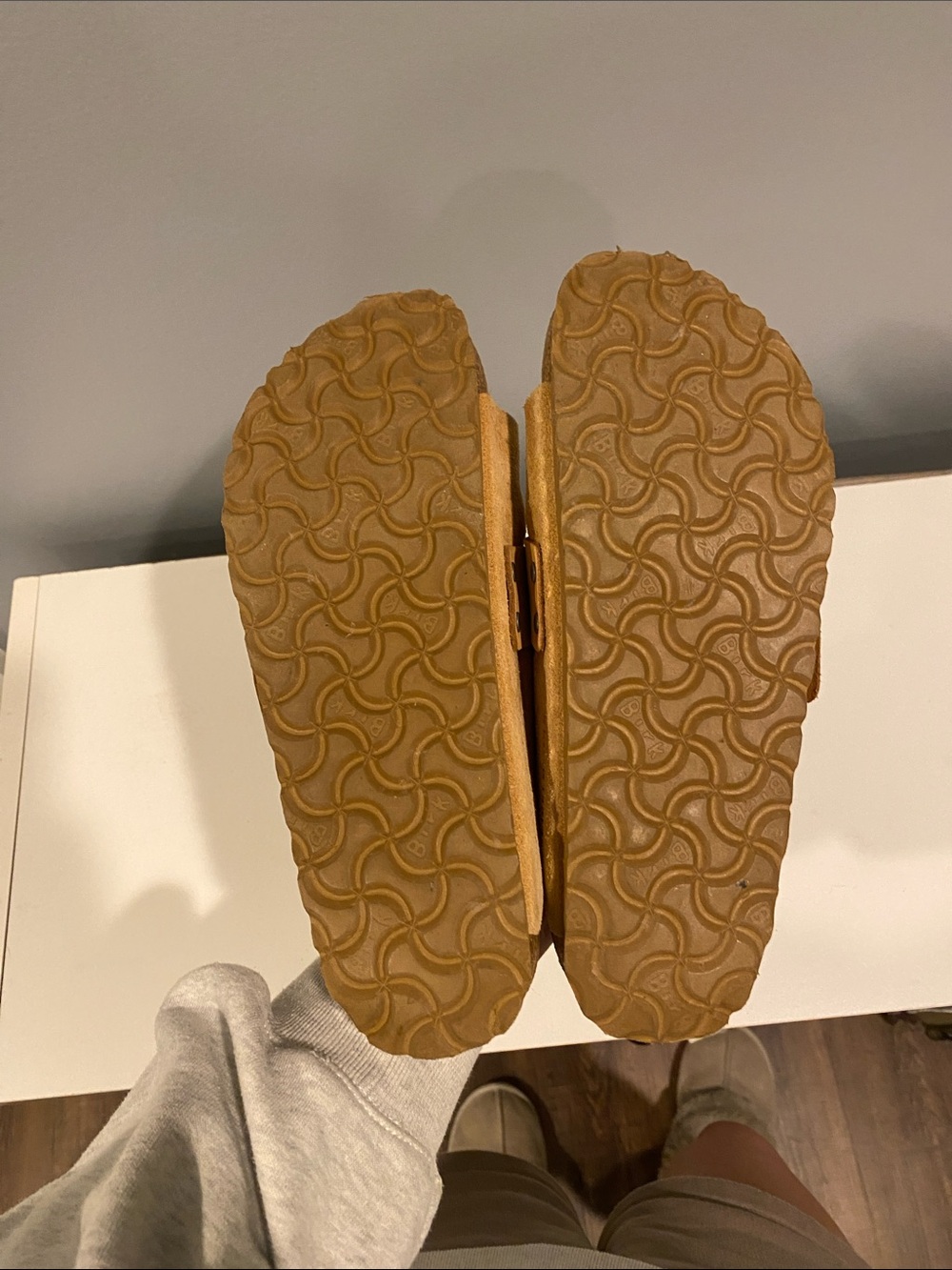 Birkenstock Kyoto Suede Sandal in Clay - Picture 7 of 9